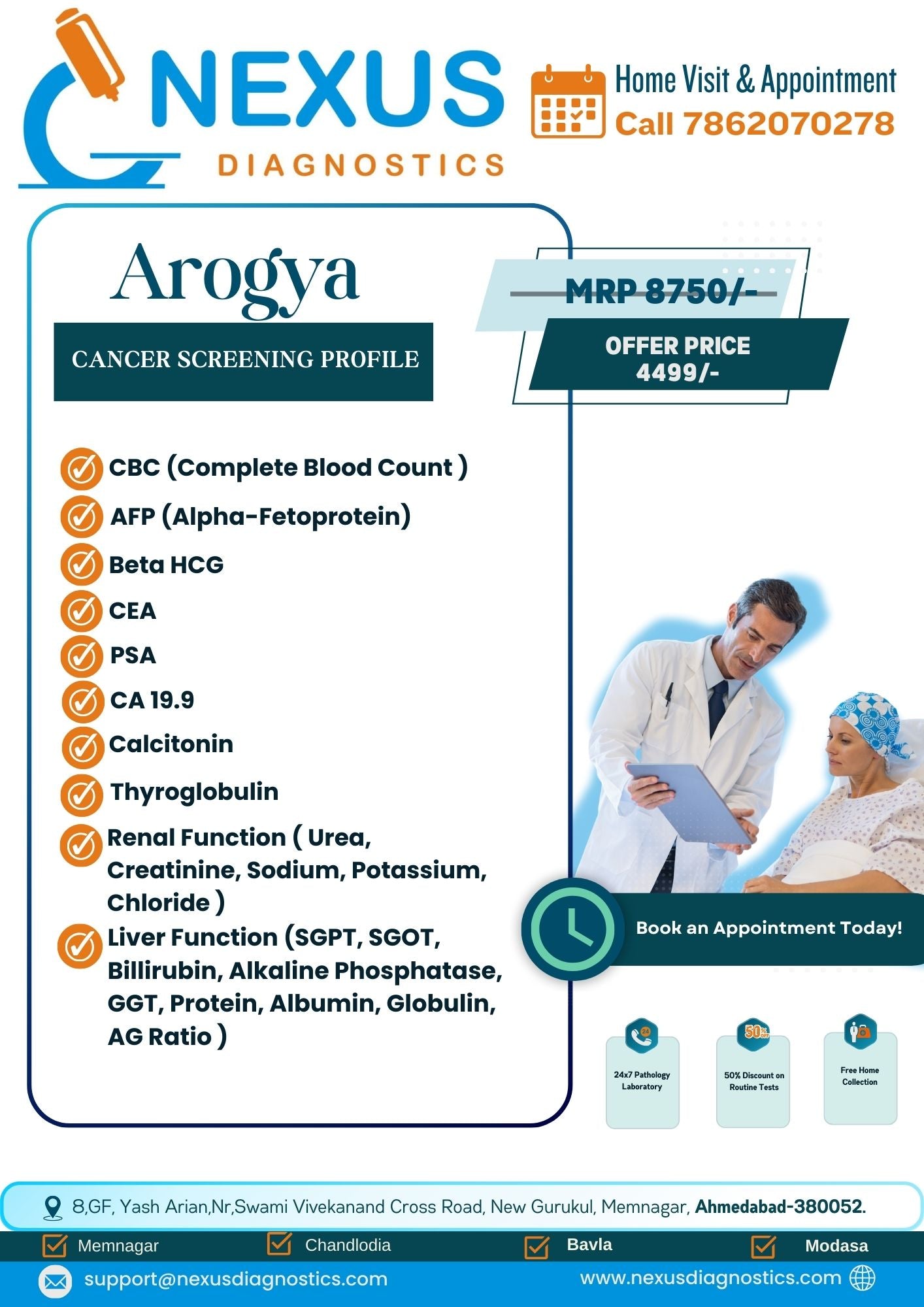 Arogya Cancer Screening Profile
